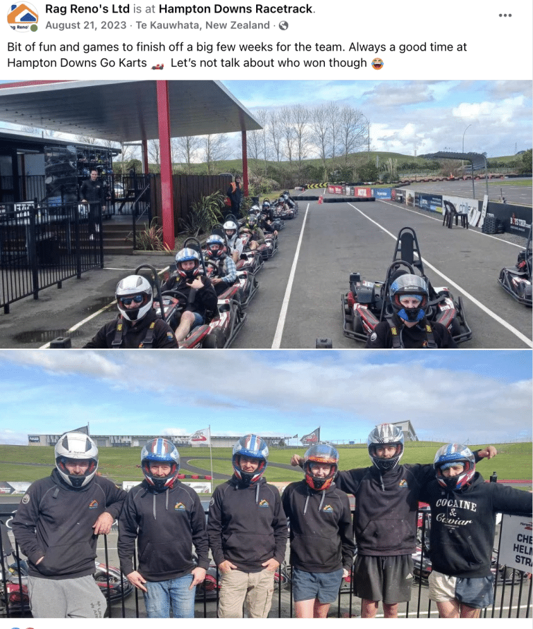 Rag Renos Facebook Post